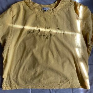 Yellow Los angles top